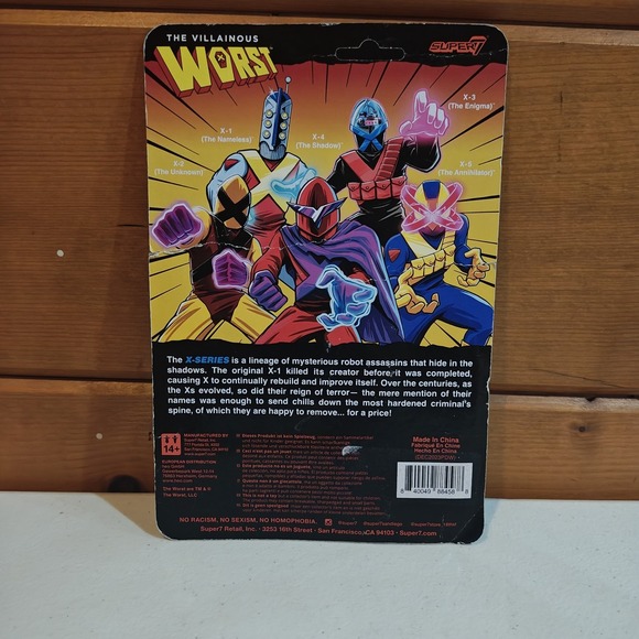 Super7 The Worst Reaction Figures Wave 05 Mutant Team X5 The Annihilator Damaged - Picture 2 of 4